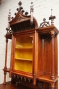 Gothic style Cabinet in Walnut, France 19th century