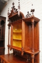 Gothic style Cabinet in Walnut, France 19th century