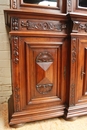 Henri II style Bookcase in Walnut, France 19th century