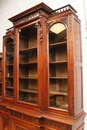 Henri II style Bookcase in Walnut, France 19th century