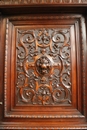 Henri II style Cabinet in Walnut, France 19th century