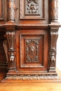 Henri II style Cabinet in Walnut, France 19th century