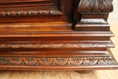 Henri II style Cabinet in Walnut, France 19th century