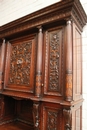 Henri II style Cabinet in Walnut, France 19th century