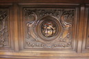 Renaissance style Cabinet in Walnut, France 19th century