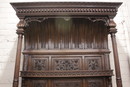 Renaissance style Cabinet in Walnut, France 19th century