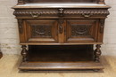 Renaissance style Cabinet in Walnut, France 19th century