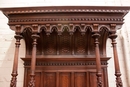 Renaissance style Cabinet in Walnut, France 19th century