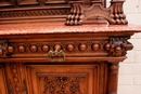 Renaissance style Cabinet in Walnut, France 19th century