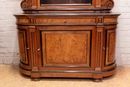 Napoleon III style Cabinet in Walnut, Belgium 19th century