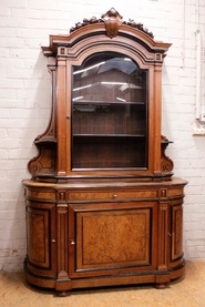 Napoleon III bombe cabinet in walnut