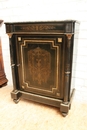 Napoleon III style Cabinet in mahogany and bronze, France 19th century