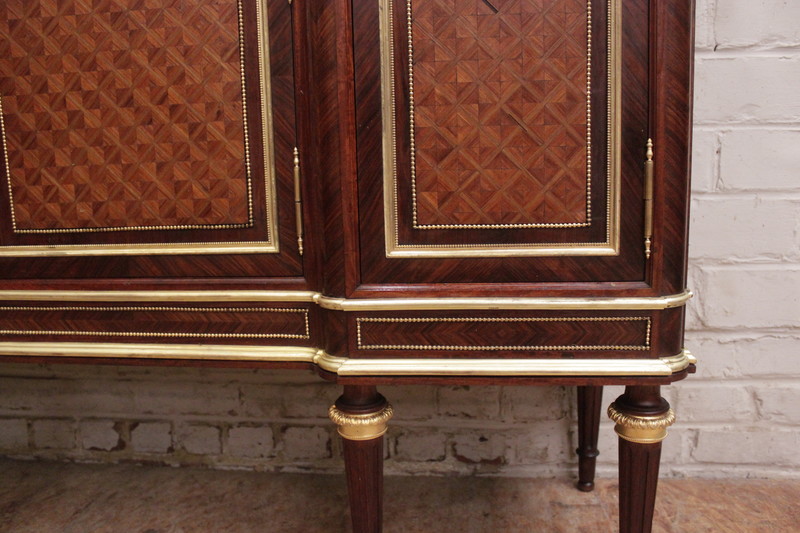 Napoleon III Cabinet with bronze and marble top