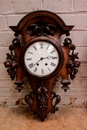 Napoleon III style Clock and barometer in Walnut, France 19th century