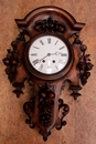Napoleon III style Clock and barometer in Walnut, France 19th century