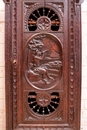 Breton style Cabinet in Oak, France 19th century