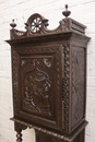 Breton style Cabinet in chestnut, France 1900