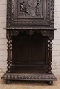 Breton style Cabinet in chestnut, France 1900