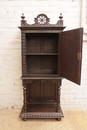 Breton style Cabinet in chestnut, France 1900