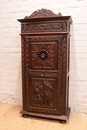 Breton style Cabinet in Oak, France 19th century