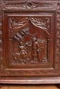 Breton style Cabinet in Oak, France 19th century
