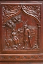 Breton style Cabinet in Oak, France 19th century