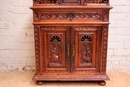 Breton style Cabinet in Oak, France 19th century