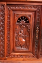 Breton style Cabinet in Oak, France 19th century