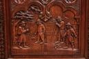 Breton style Cabinet in Oak, France 19th century