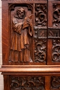 Gothic style Cabinet in Oak, France 19th century