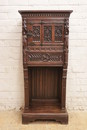 Gothic style Cabinet in Oak, France 19th century
