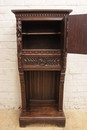 Gothic style Cabinet in Oak, France 19th century