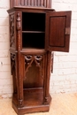 Gothic style Cabinet in Walnut, France 19th century