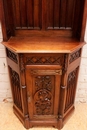 Gothic style Cabinet in Walnut, France 19th century