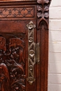 Gothic style Cabinet in Oak, France 1900