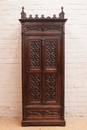 Gothic style Armoire in Oak, France 19th century