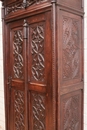 Gothic style Armoire in Oak, France 19th century
