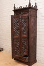 Gothic style Armoire in Oak, France 19th century