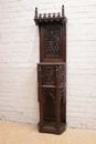 Gothic style Cabinet in Oak, France 19th century