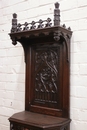 Gothic style Cabinet in Oak, France 19th century