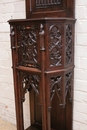 Gothic style Cabinet in Oak, France 19th century