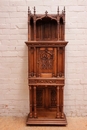 Gothic style Cabinet in Walnut, France 19th century