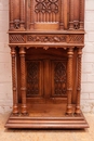 Gothic style Cabinet in Walnut, France 19th century