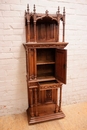 Gothic style Cabinet in Walnut, France 19th century