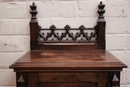 Gothic style Cabinet in Walnut, France 19th century