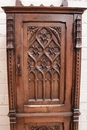 Gothic style Cabinet in Walnut, France 19th century