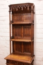Gothic style Cabinet in Walnut, France 19th century