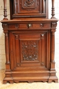 Henri II style Cabinet in Walnut, France 19th century