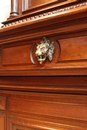 Henri II style Cabinet in Walnut, France 19th century