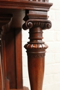 Henri II style Cabinet in Walnut, France 19th century